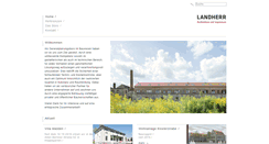 Desktop Screenshot of ib-landherr.de
